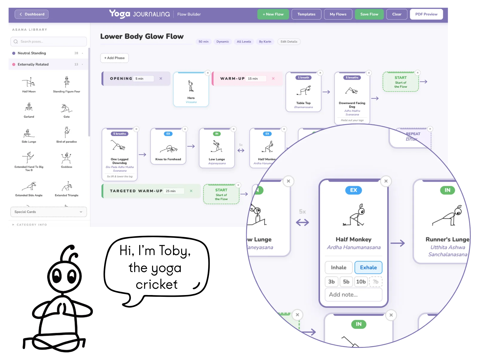 Flow Builder — plan your classes visually