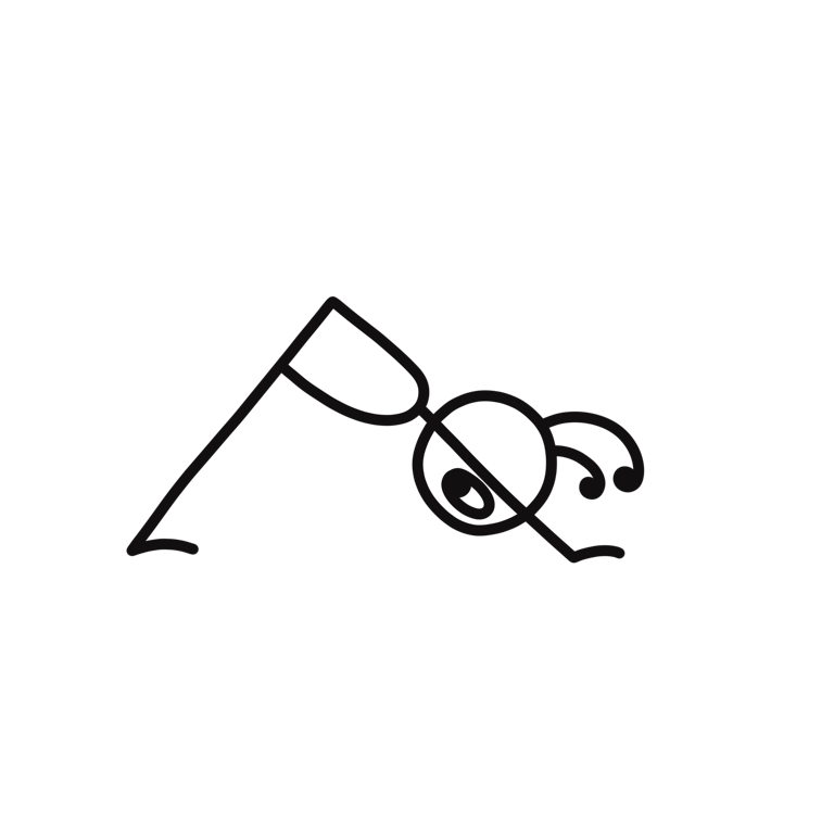 Illustration of Downward-Facing Dog (Adho Mukha Svanasana), part of this yoga sequence
